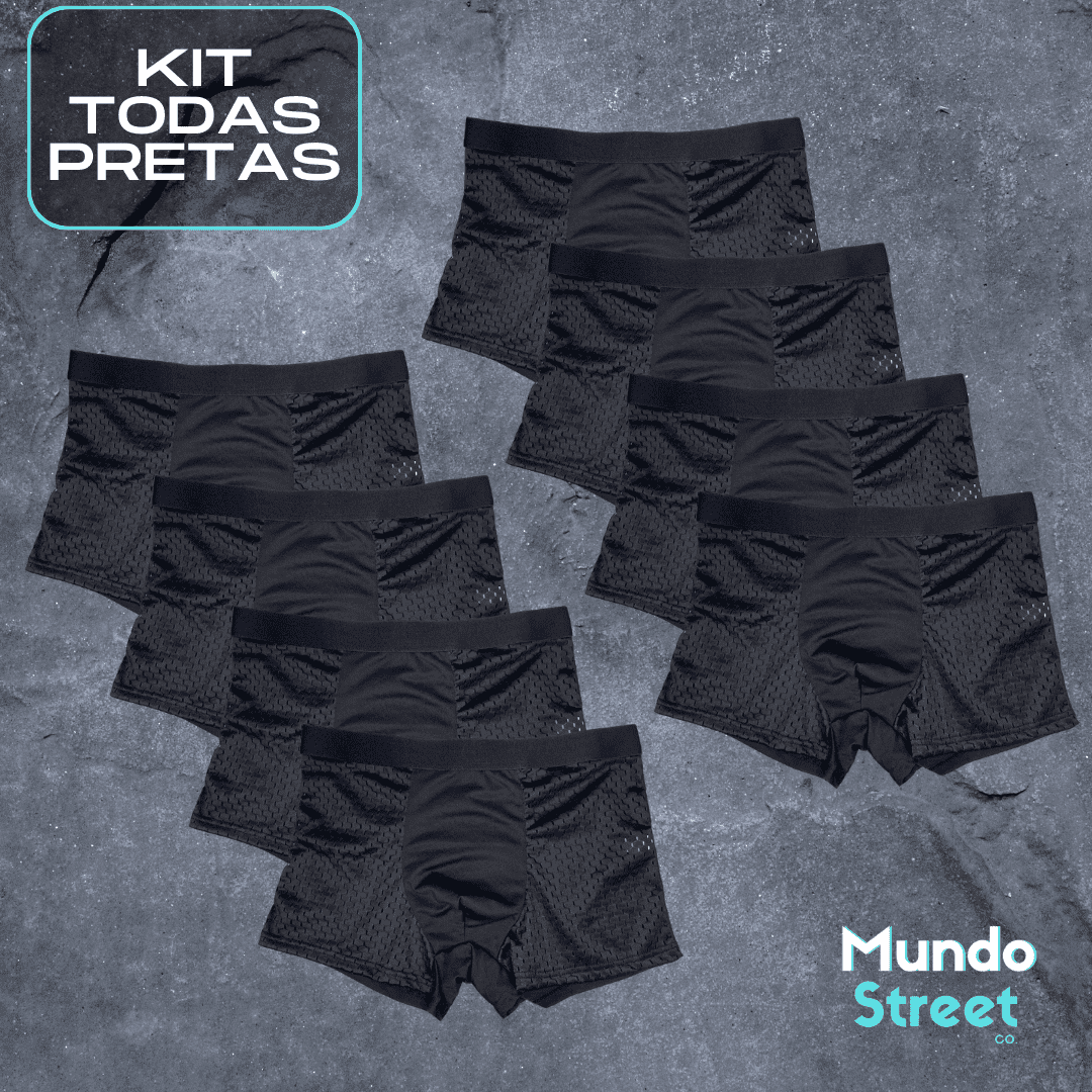Kit Cuecas Premium Respiráveis - Compre 5 Leve 10