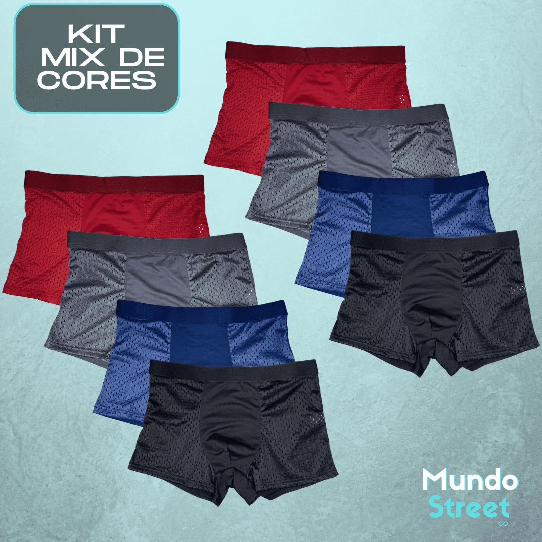 Kit Cuecas Premium Respiráveis - Compre 5 Leve 10