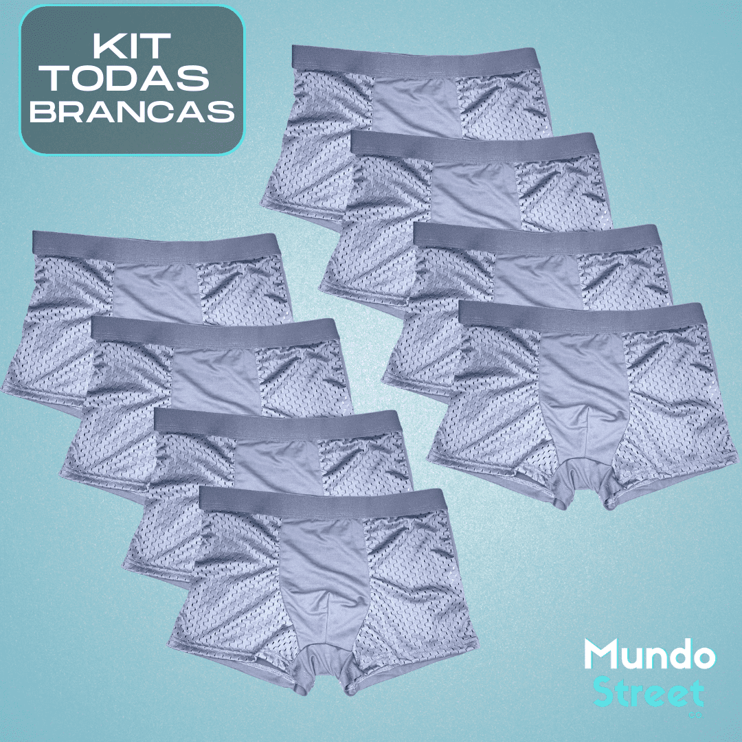 Kit Cuecas Premium Respiráveis - Compre 5 Leve 10