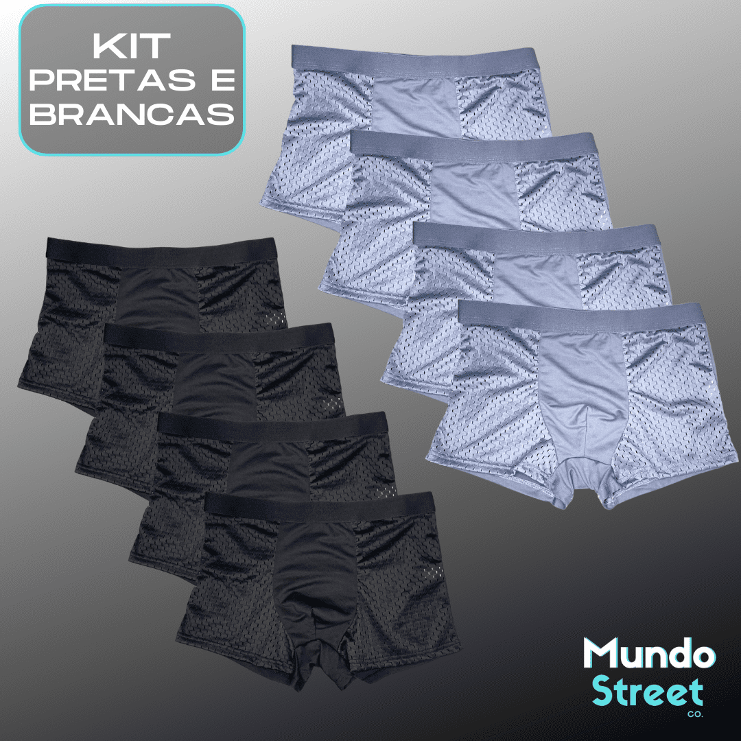 Kit Cuecas Premium Respiráveis - Compre 5 Leve 10