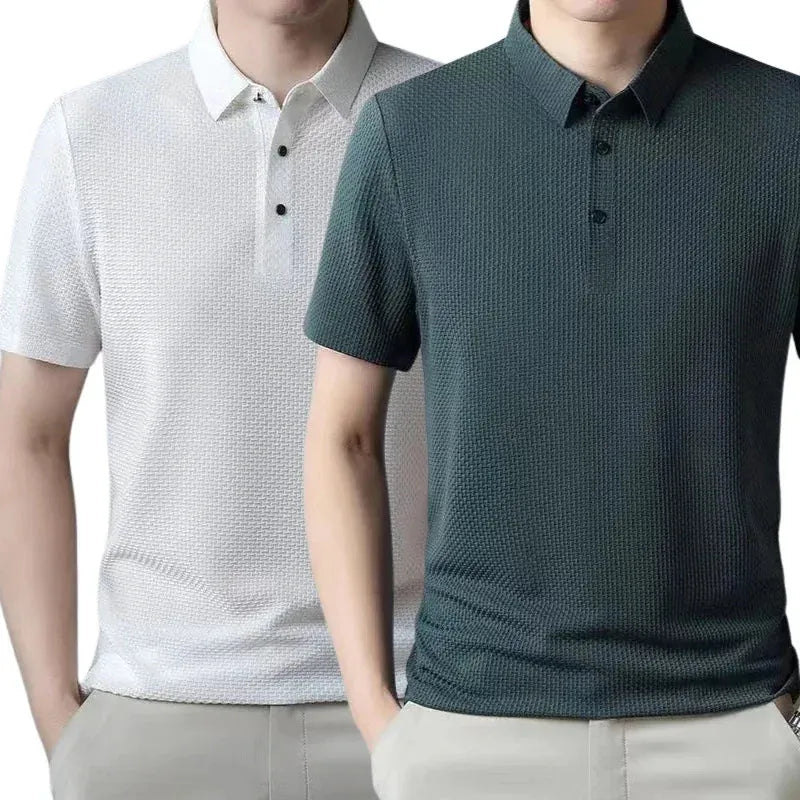 [PAGUE 1 LEVE 2] - Camisa Polo Ultra Fresh Seda Gelo