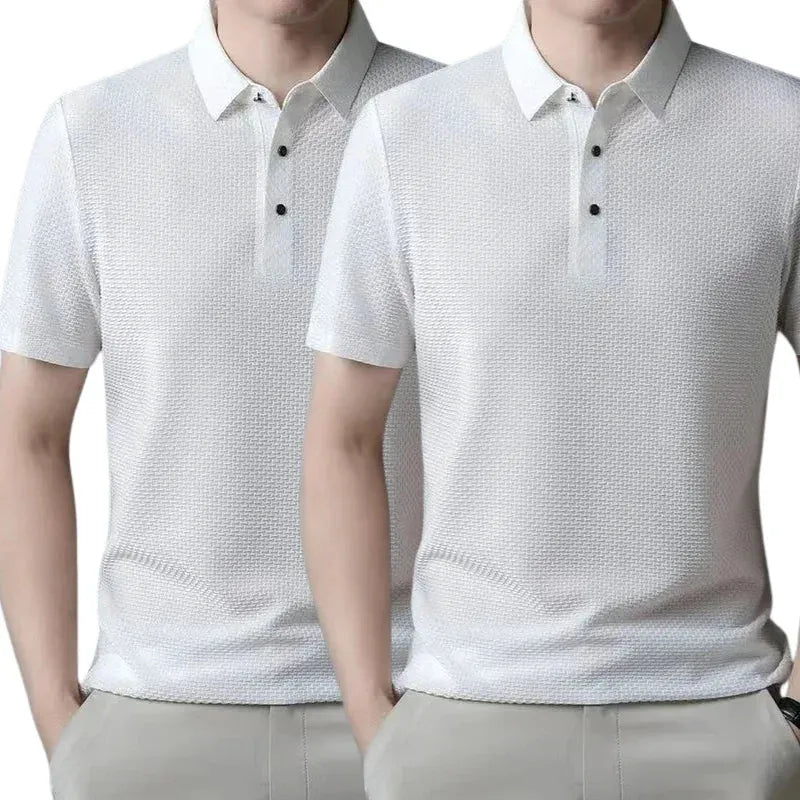 [PAGUE 1 LEVE 2] - Camisa Polo Ultra Fresh Seda Gelo