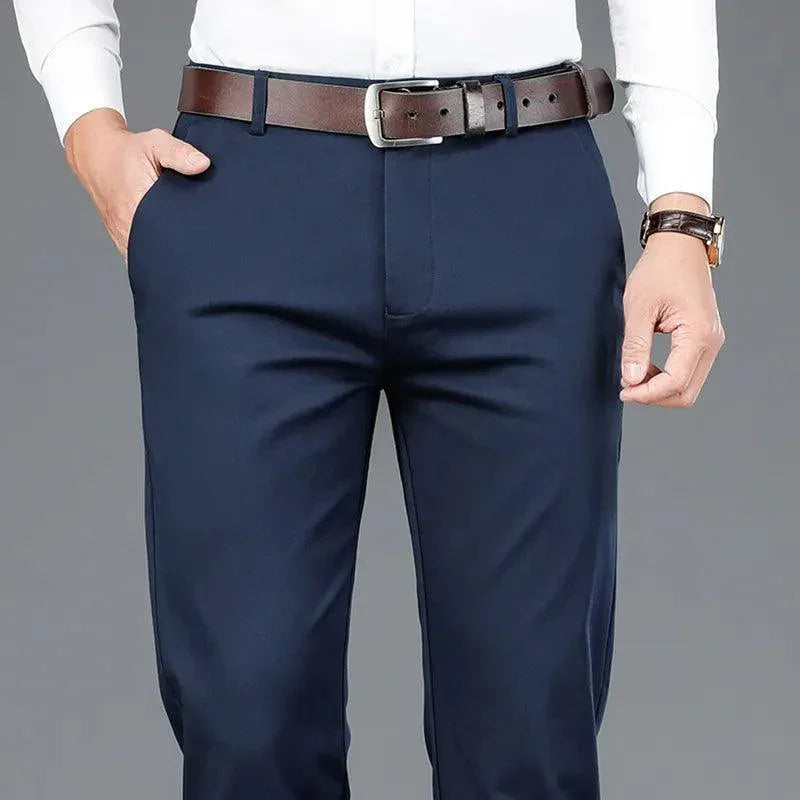COMPRE 2  LEVE 3 |  Calça Social Clássica Alfaiataria + Cinto de Brinde